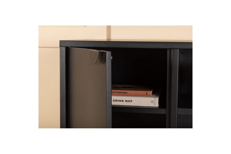 TV-bænk Piring - Sort - Møbler - TV borde & mediemøbler - TV-borde