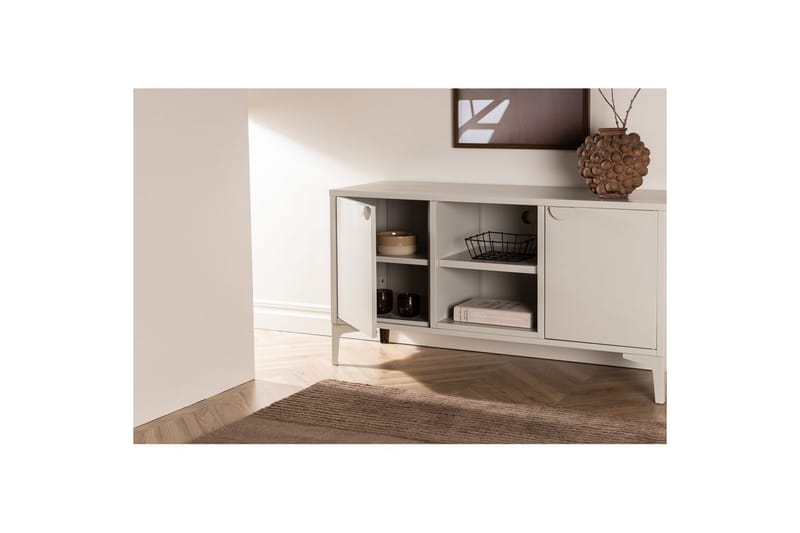 TV-bænk Piring - Beige - Møbler - TV borde & mediemøbler - Mediestativ & vægbeslag