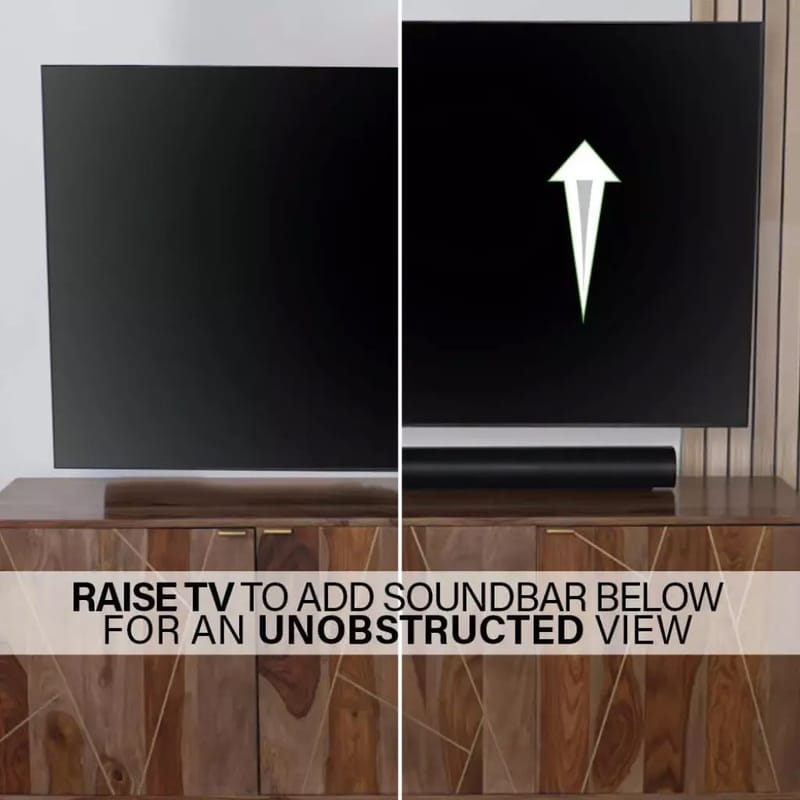 TV-beslag Sanus 4D Max Vesa 200x200 19-43 Full Motion Sort - Sort - Møbler - TV borde & mediemøbler - Mediestativ & vægbeslag