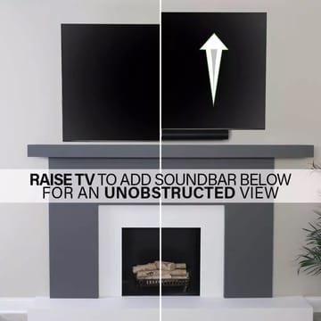 TV-beslag Sanus 4D Max Vesa 600x400 42-90 Full Motion Sort - Sort - Møbler - TV borde & mediemøbler - Mediestativ & vægbeslag