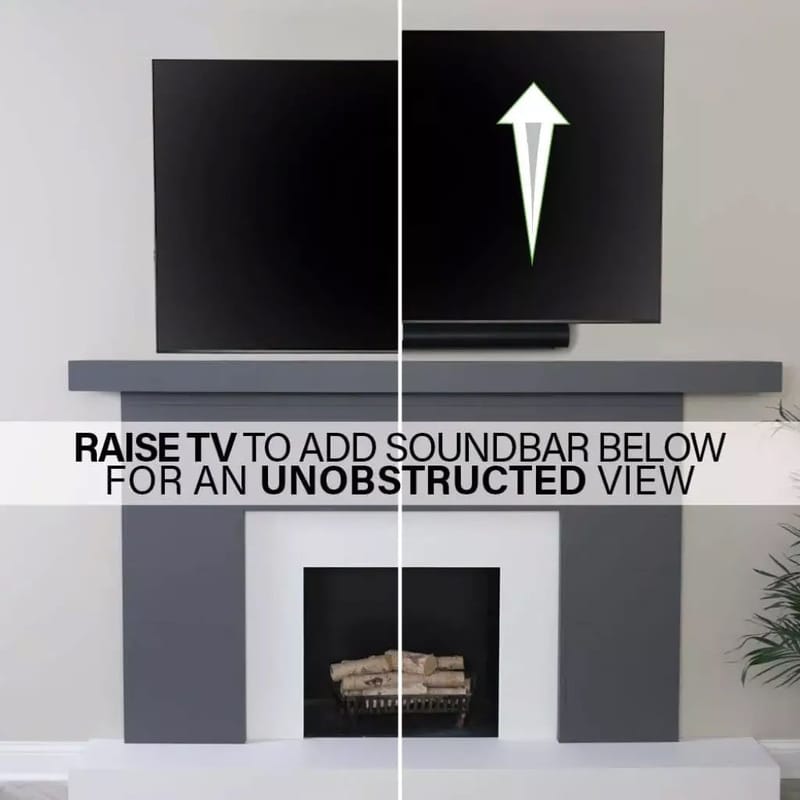 TV-beslag Sanus 4D Max Vesa 600x400 42-90 Full Motion Sort - Sort - Møbler - TV borde & mediemøbler - Mediestativ & vægbeslag