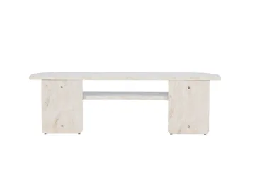 Ålesund Travertin Tv-bord 140x40 cm - Beige - Møbler - TV borde & mediemøbler - TV-borde