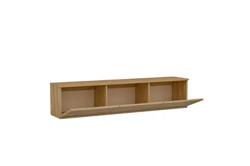 Neon Tv-bænk 160x32 cm Mørk Blå - Hanah Home - Møbler - TV borde & mediemøbler - TV-borde