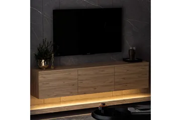 Neon Tv-bænk 160x32 cm Mørk Blå - Hanah Home - Møbler - TV borde & mediemøbler - TV-borde