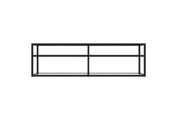tv-bord 140x40x40,5 cm hærdet glas transparent - gennemsigtig - Møbler - TV borde & mediemøbler - TV-borde