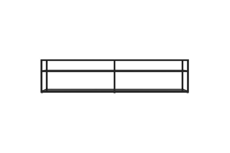 tv-bord 180x40x40,5 cm hærdet glas sort - Sort - Møbler - TV borde & mediemøbler - TV-borde
