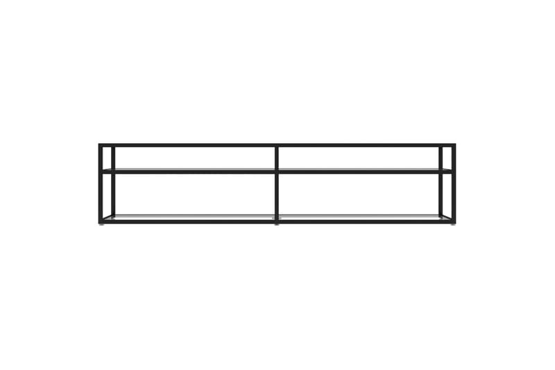 tv-bord 180x40x40,5 cm hærdet glas transparent - gennemsigtig - Møbler - TV borde & mediemøbler - TV-borde