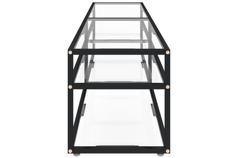 tv-bord 180x40x40,5 cm hærdet glas transparent - gennemsigtig - Møbler - TV borde & mediemøbler - TV-borde