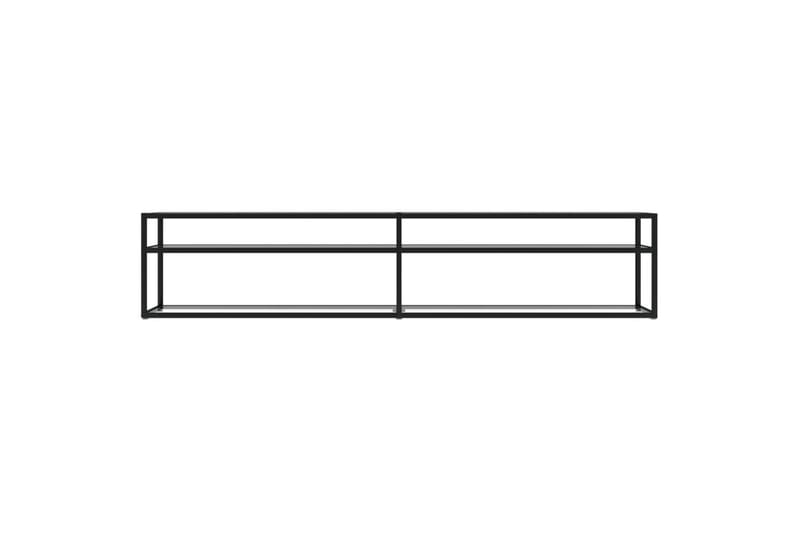 tv-bord 200x40x40,5 cm hærdet glas transparent - gennemsigtig - Møbler - TV borde & mediemøbler - TV-borde