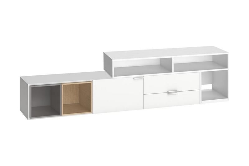 4You Mediebænk 187 cm Hvid - VOX - Møbler - TV borde & mediemøbler - TV-borde