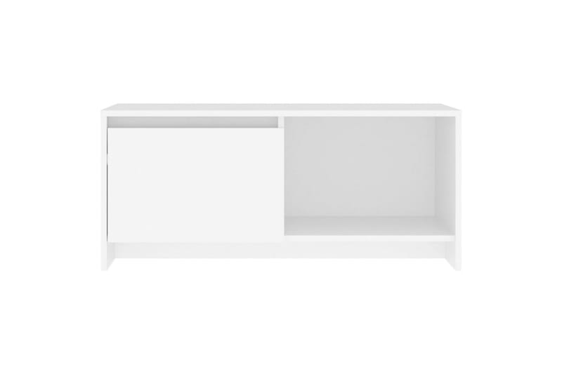 tv-bord 90x35x40 cm spånplade hvid - Hvid - Møbler - TV borde & mediemøbler - TV-borde