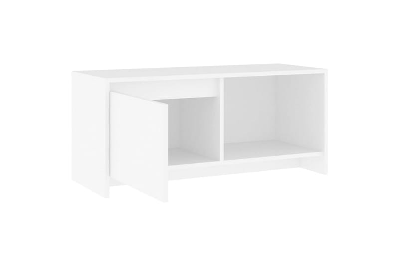 tv-bord 90x35x40 cm spånplade hvid - Hvid - Møbler - TV borde & mediemøbler - TV-borde