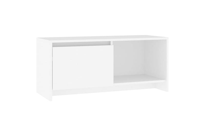 tv-bord 90x35x40 cm spånplade hvid - Hvid - Møbler - TV borde & mediemøbler - TV-borde