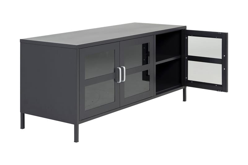 Abstrakt TV-Bord 120 cm - Sort - Møbler - TV borde & mediemøbler - TV-borde