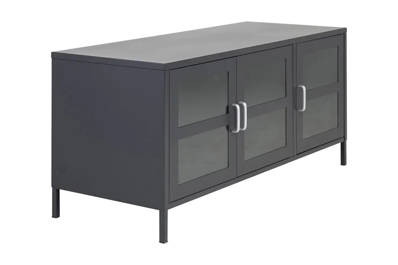 Abstrakt TV-Bord 120 cm - Sort - Møbler - TV borde & mediemøbler - TV-borde