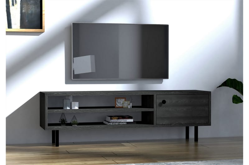 Aegonfort TV-bord 120 cm - Antracit - Møbler - TV borde & mediemøbler - TV-borde