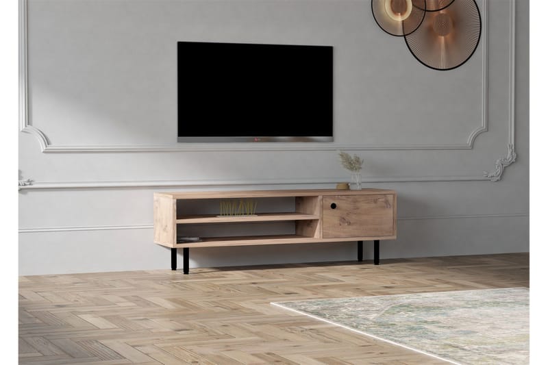Aegonfort TV-Bord 120 cm - Natur - Møbler - TV borde & mediemøbler - TV-borde