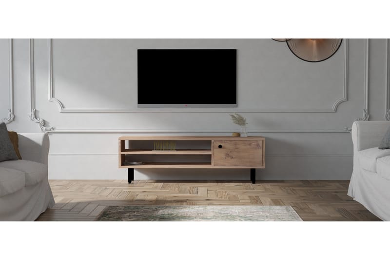Aegonfort TV-Bord 120 cm - Natur - Møbler - TV borde & mediemøbler - TV-borde