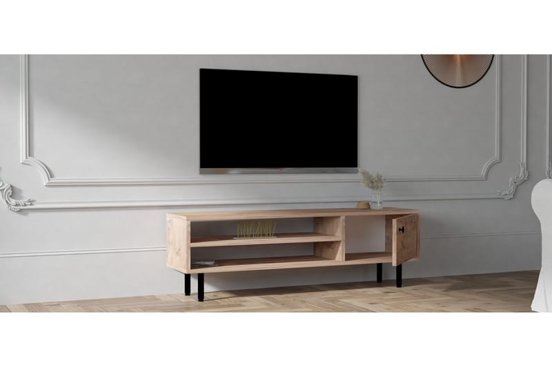 Aegonfort TV-Bord 120 cm - Natur - Møbler - TV borde & mediemøbler - TV-borde