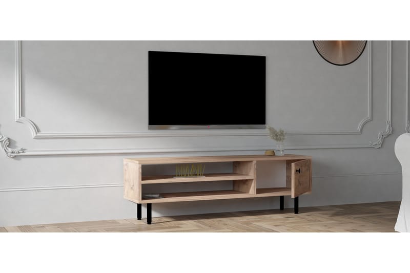 Aegonfort TV-Bord 120 cm - Natur - TV-borde