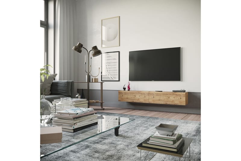 Anari TV-Bord 180 cm - Natur - TV-borde