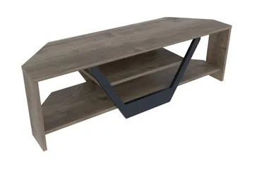 Andifli Gulvstående Tv-bord 120 cm med Opbevaring i Valnød - Brun - Møbler - TV borde & mediemøbler - TV-borde