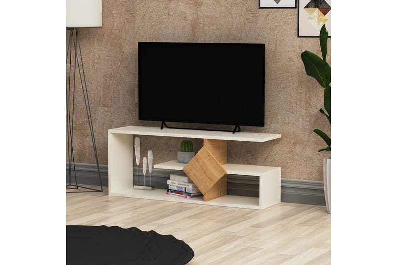 Andifli TV-Bord 101,840 cm - Hvid - TV-borde