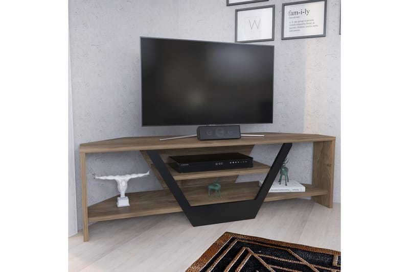 Andifli TV-Bord 120x36,8 cm - Brun - Møbler - TV borde & mediemøbler - TV-borde