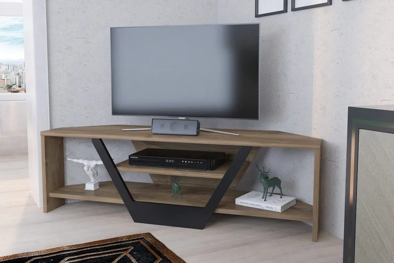 Andifli TV-Bord 120x36,8 cm - Brun - Møbler - TV borde & mediemøbler - TV-borde