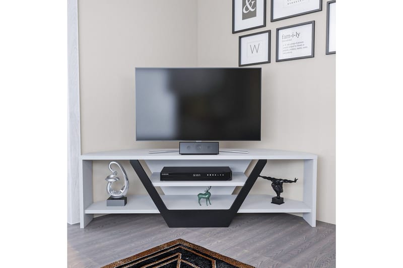 Andifli TV-Bord 120x36,8 cm - Hvid - Møbler - TV borde & mediemøbler - TV-borde