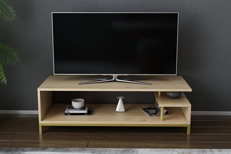 Andifli TV-Bord 120x37,6 cm - Guld - TV-borde