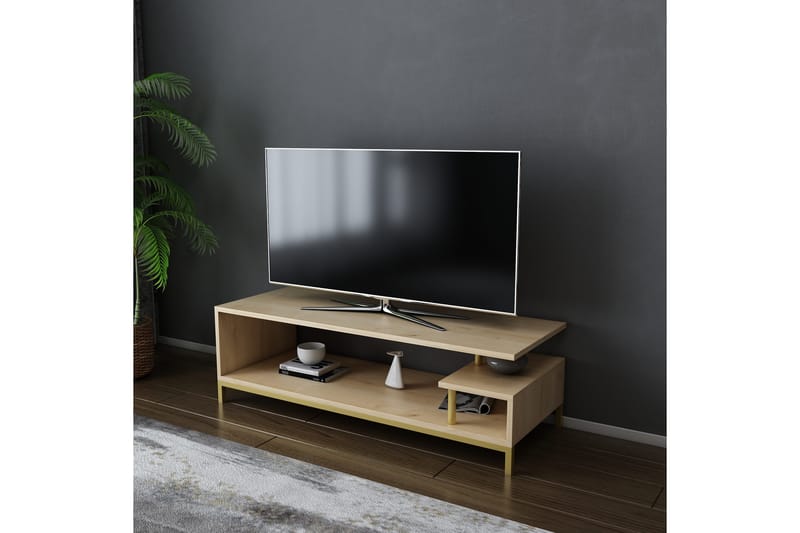 Andifli TV-Bord 120x37,6 cm - Guld - TV-borde