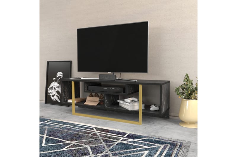 Andifli TV-Bord 120x40,2 cm - Sort - Møbler - TV borde & mediemøbler - TV-borde