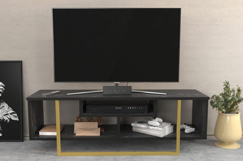 Andifli TV-Bord 120x40,2 cm - Sort - Møbler - TV borde & mediemøbler - TV-borde