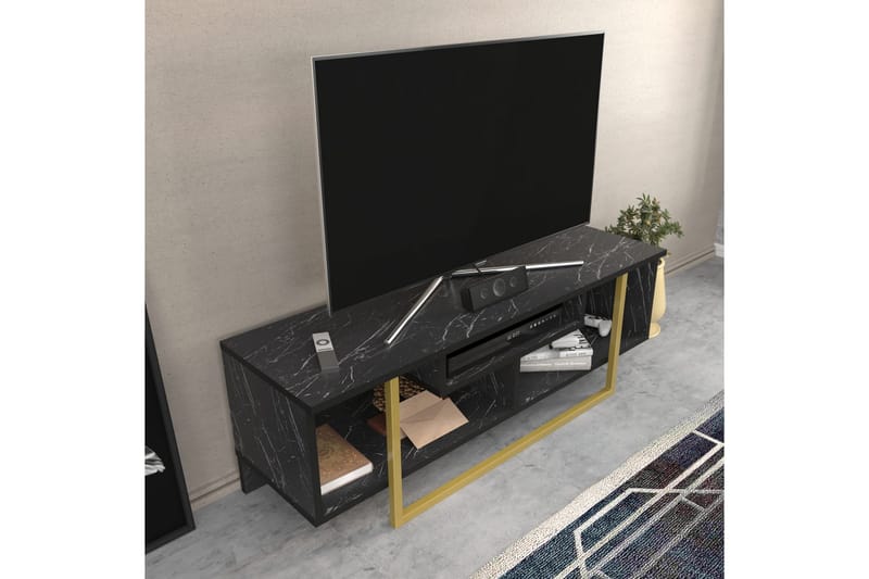 Andifli TV-Bord 120x40,2 cm - Sort - Møbler - TV borde & mediemøbler - TV-borde