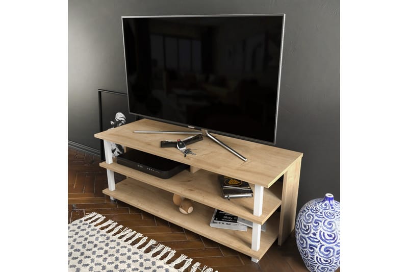 Andifli TV-Bord 120x47,4 cm - Hvid - Møbler - TV borde & mediemøbler - TV-borde