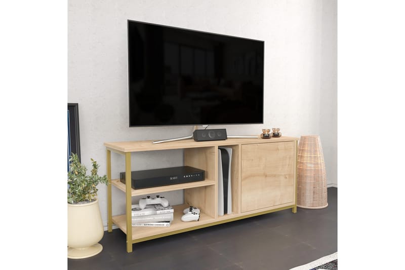 Andifli TV-Bord 120x50,8 cm - Guld - TV-borde