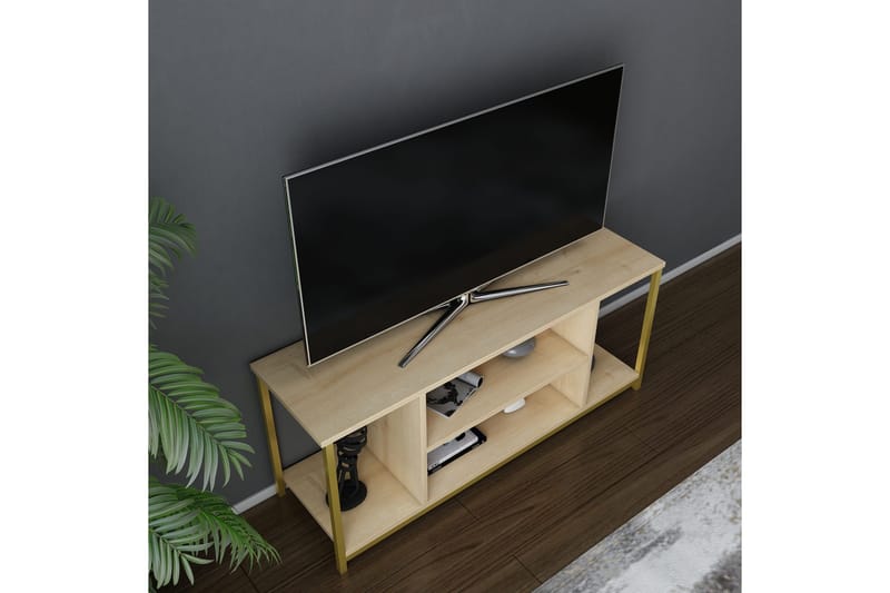 Andifli TV-Bord 120x50,8 cm - Guld - Møbler - TV borde & mediemøbler - TV-borde