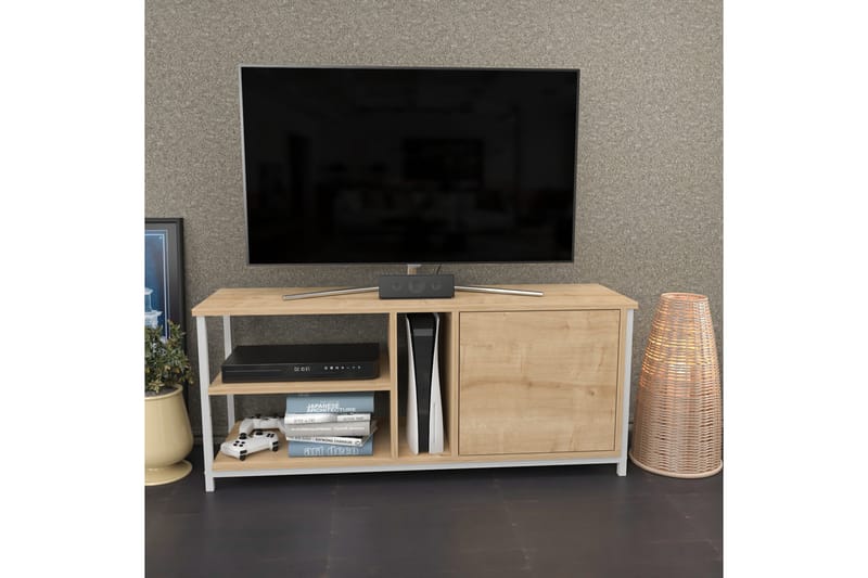 Andifli TV-Bord 120x50,8 cm - Hvid - TV-borde