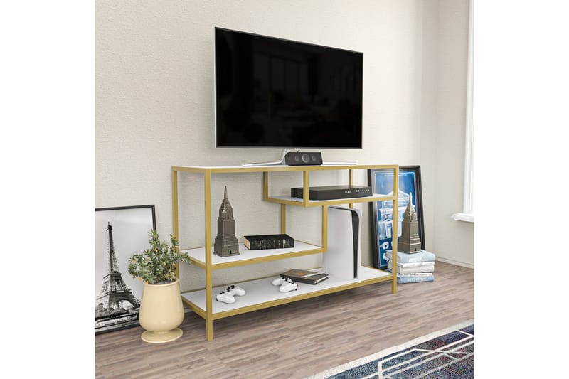 Andifli TV-Bord 120x75 cm - Guld - TV-borde