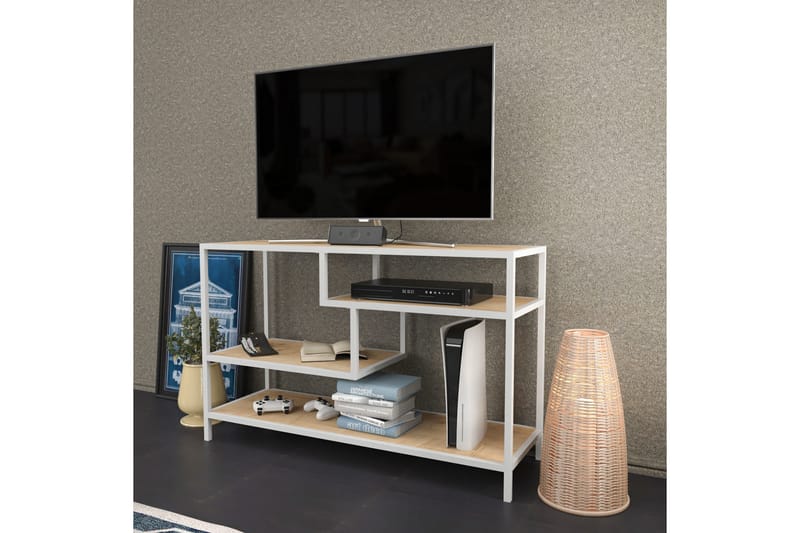 Andifli TV-Bord 120x75 cm - Hvid - Møbler - TV borde & mediemøbler - TV-borde