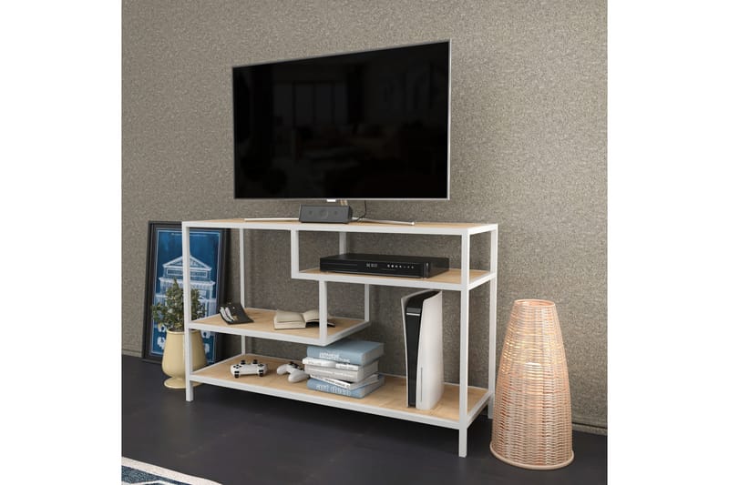 Andifli TV-Bord 120x75 cm - Hvid - TV-borde