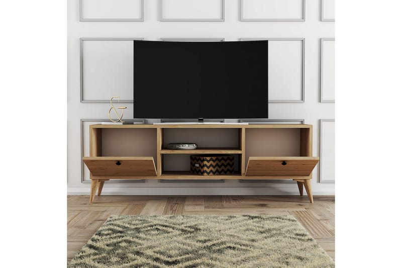 Andifli TV-Bord 138x42,6 cm - Brun - TV-borde