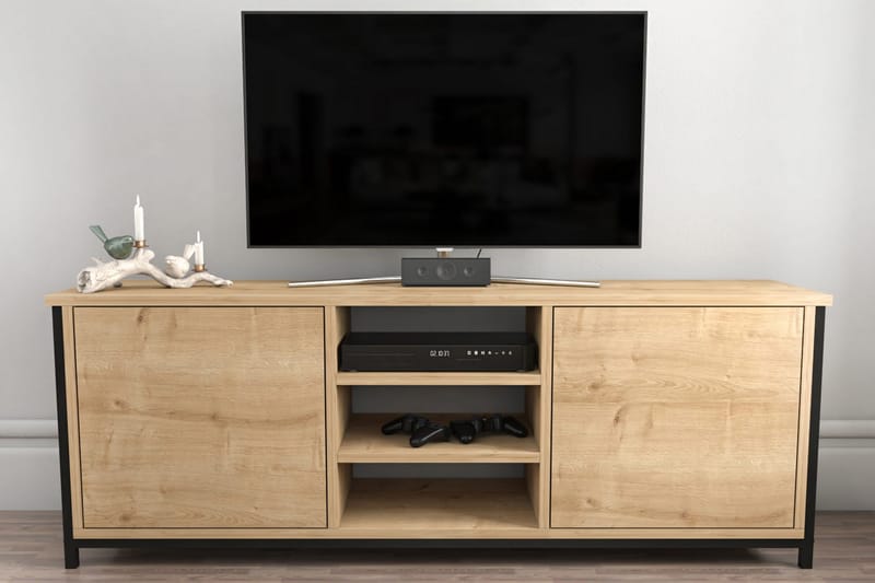 Andifli TV-Bord 140x50,8 cm - Brun - TV-borde