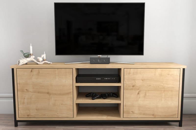 Andifli TV-Bord 140x50,8 cm - Brun - Møbler - TV borde & mediemøbler - TV-borde