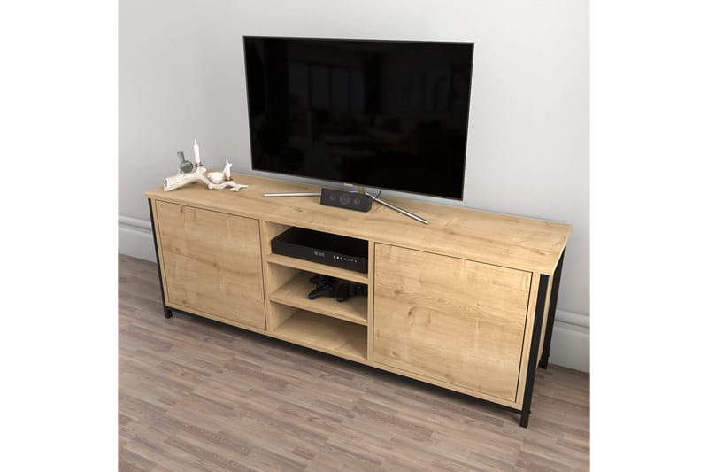 Andifli TV-Bord 140x50,8 cm - Brun - Møbler - TV borde & mediemøbler - TV-borde