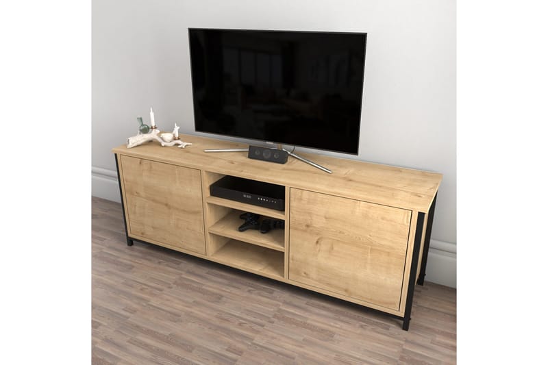 Andifli TV-Bord 140x50,8 cm - Brun - Møbler - TV borde & mediemøbler - TV-borde