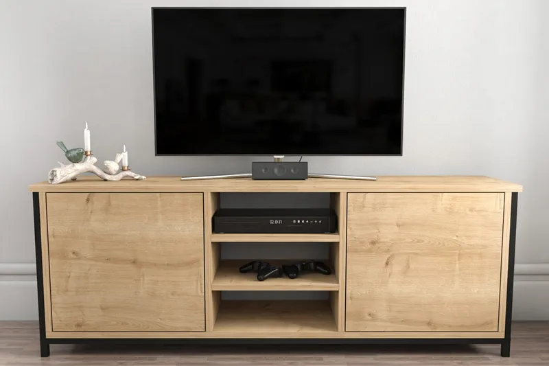 Andifli TV-Bord 140x50,8 cm - Brun - Møbler - TV borde & mediemøbler - TV-borde