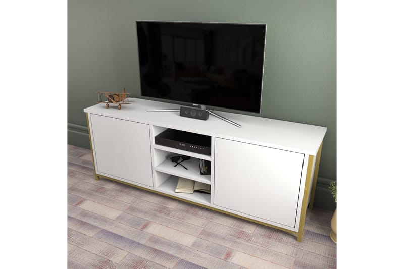 Andifli TV-Bord 140x50,8 cm - Guld - Møbler - TV borde & mediemøbler - TV-borde