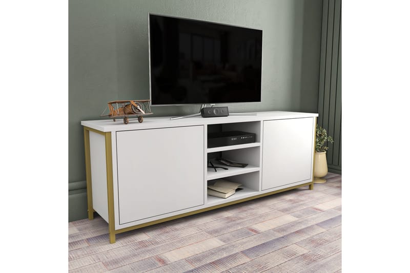 Andifli TV-Bord 140x50,8 cm - Guld - TV-borde